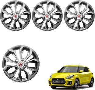 CuboDePlato Wc_visnSlvr_14In_New_Swift2018-2022 Wheel Cover For Maruti Swift VXI