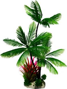 Nitishree premium quality Aquarium/Fish Tank Decorative Artificial Long multi color Plants Aquarium Plant Anchor