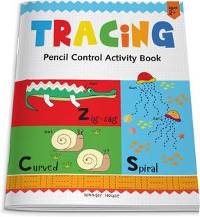 Preschool Activity Book Tracing - Pencil Control Activity Book for Kids  - By Miss & Chief
