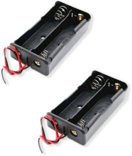 I-Birds Enterprises Dual Storage Slots DIY KIT for Power Supply,18650 Lithium Battery Holder Electronic Components Electronic Hobby Kit