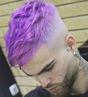 tanvi27 Hair Wax Color Styling Cream for Men and Women purple Hair Cream