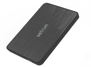 ASTRUM EN300 2.5” USB3.0 SATA HDD/SSD Enclosure - Black 2.5 inch HDD Enclosure