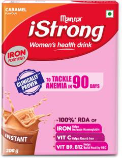 Manna Women Nutrition Drink Caramel|Clinically Proven Tackle Anemia in 90Days*