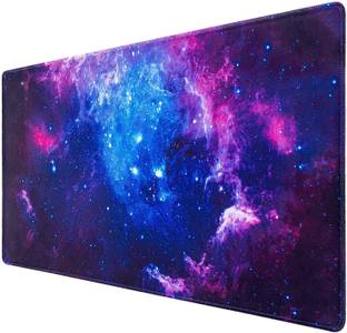 AlexVyan Galaxy Large Gaming Mouse Pad , Anti-Fray Cloth Mousepad Computer Keyboard Mat Non Slip Base Mousepad