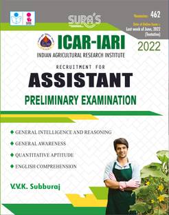 SURA`S ICAR-IARI Assistant Preliminary Exam Book Latest Edition