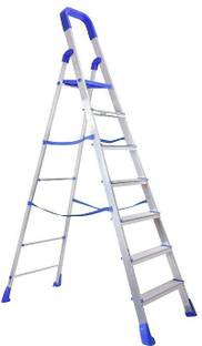 Quantes Stairway 7 Step Aluminium Folding Heavy Duty Step Ladder Made In India Aluminium Ladder