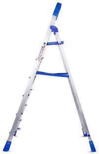 Quantes Stairway 6 Step Aluminium Folding Heavy Duty Step Ladder Made In India Aluminium Ladder