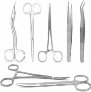 Forgesy Minor Surgery Set Serrated Forceps Serrated Forceps