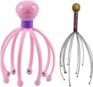 TNEMEC 2 pcs Head Scalp Massager For Headache Relief Octopus Head Massage ead Scalp Massager For Headache Relief Octopus Head Massage Massager