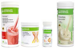 Herbalife Nutrition FORMULA1STRAWBERRY500PROTIEN200GAFRESHENERGY DRINK PEACH 50 G SHAKEMATE 500 G Protein Shake
