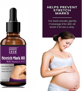 Barbers Crew Pregnancy Stretch Mark Removal Oil | Scar Removal | Anti Wrinkle-