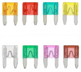 BLP Car Mini Blade Fuse | Small Fuses for Bike/Truck Pack of 8 Vehicle Fuse