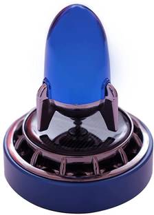 Cloudsale Aroma Diffuser Car Aroma Diffuser Air Freshener Perfume Solar Power Dashboard Rocket style Decoration With Perfume(Blue)