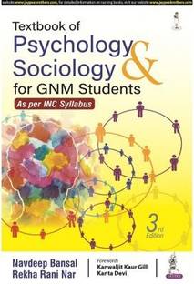 Textbook of Psychology & Sociology for GNM Students 3rd Edition (2022)