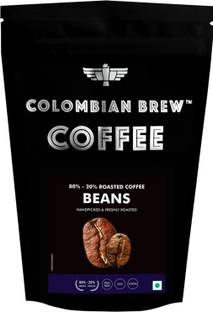Colombian Brew 80-20 Arabica Robusta Roasted Coffee Beans Roast & Ground Coffee