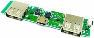 Mechanic37 Power Bank Module 5V 1A 2 USB Output For 18650 li ion Battery Electronic Components Electronic Hobby Kit