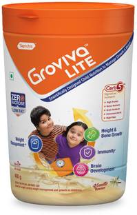 Signutra Groviva Lite child nutrition to manage growth and weight (Jar) Nutrition Drink