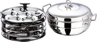 विनोद Stainless Steel Idli Cooker Multi Kadai इंडक्शन इडली मेकर
