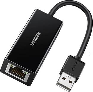 Ugreen Ethernet Adapter USB 2.0 to 10 100 Network RJ45 LAN Wired Adapter Wired Ethernet Lan Adapter compatible with Linux, Mac, Ubuntu, Windows