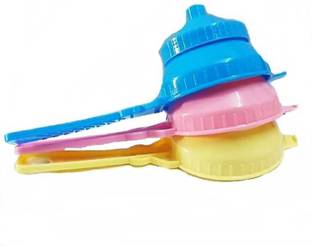 SBJC SBJC 2in1 New Fancy Plastic Tea Strainer multicolor Tea Strainer