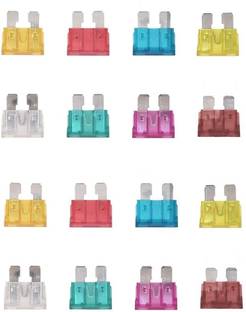 BLP Car Standard Size Blade Fuse | Big Size Fuses for Bike/Truck Pack of 16 Vehicle Fuse