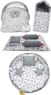 Fareto Baby Complete Sleeping Essentials(0-6 Months) Standard Crib