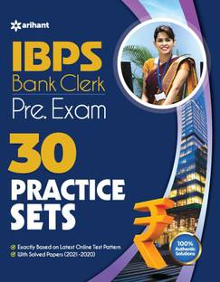 30 Practice Sets Ibps Bank Clerk Pre Exam 2022