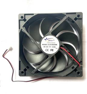 DHRUV-PRO 12 V Dc Cabinet Fan 4-Inch Square (120*120*25 MM) Cooling fan Cooler