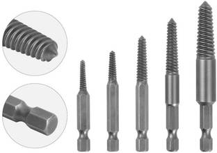 metrotools 5 IN 1 SINGLE HEAD LONG THREAD SCREW EXTRACTOR SIX CORNER ELECTRIC TAKE-OUT TOOL