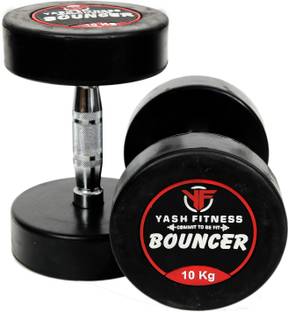 yash fitness 10 KG ONE PAIR BOUNCER DUMBBELL Fixed Weight Dumbbell