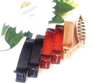 BIRDWARE medium size banana clip, mirchi pin, ponityle holder for women, hair clutchers Hair Claw