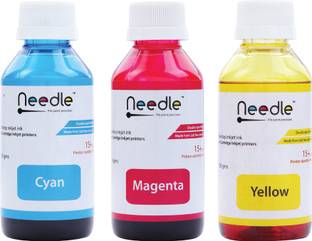 नीडल 3 x 100 ml Cartridge Inkjet printer refill ink for HP 678, 802, 901, 818, 21, 22, 27, 46, 56, 57, 680, 703, 704, 803, 818, 900 for Canon CL 41, 57, 98, 99, 741, 746, 811, 831 इंक बॉटल