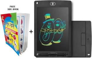 HIGHSEAS Magazine Reading Learning Book+Digital Graphic Slate LCD Writing Tablet Board