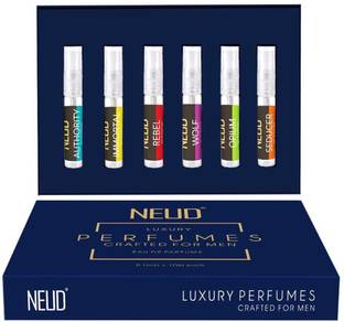 NEUD Luxury Perfumes - 1 Pack (6 Vials x 10ml Each) Eau de Parfum  -  60 ml