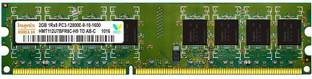Hynix 12800 DDR3 2 GB (Dual Channel) PC (hynix2gb312800)