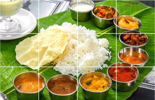 Stickers Mart 59 cm South Indian Meal Kitchen Wall Sticker Removable Sticker