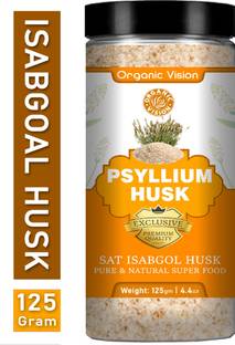 OrganicVison Psyllium Husk (Isabgol)-Natural Dietary Fiber | Boost Digestion and Weight Loss