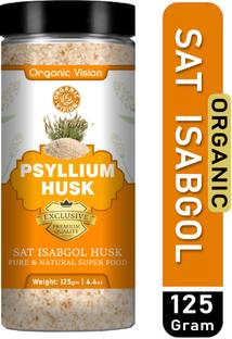OrganicVison Psyllium Husk (Isabgol Husk) Whole Sat isabgol Bhusi