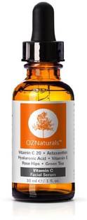 OZ Naturals Vitamin C Serum For Your Face Contains Professional Strength 20% Vitamin C + Hyaluronic Acid - Anti Wrinkle, Anti Aging Serum