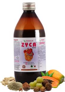 masolin ZYCA AYURVEDIC DIGESTION SYRUP (ENZYMES WITH CARMINATIVES) 450ML - PACK OF 3