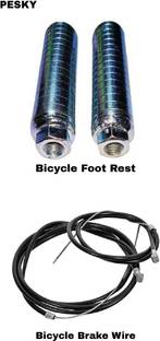 PESKY Bicycle foot Rest + Bicycle Brake Wire Bicycle Brake Disk