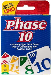kastbhanjan Enterprise 10 Card Game, Multi Color Playing Cards, 2-6 Players, Cards & 108 Cards Sheet