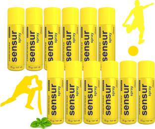 Sensur Ayurvedic Fast Pain Relief Spray - 100ml + 7ml (Pack of 12 x 107ml - Team Pack) Spray