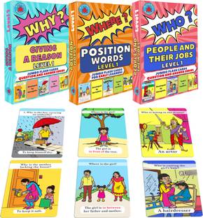 Brainy Bug Resources 90 flashcards, learn to answer Why? Where? and Who? questions