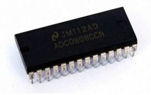 AEAAICO ADC0808 8-Bit A/D Converter with 8-Channel Multiplexer IC DIP-28 Package Electronic Components Electronic Hobby Kit