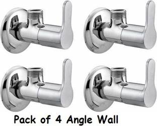 fastgear by Fastgear Stainless Steel Angle wall Tap for Home and Kitchen(Pack of 4) Faucet Set