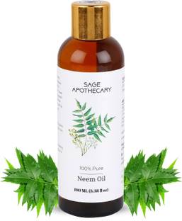 Sage Apothecary 100% Pure Neem Oil Hair Oil