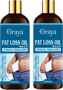 Oraya Fat loss fat go slimming weight loss body fitness oil Shaping -100ML-2-Bottle- Women