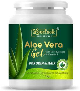 Lovelook 100% Pure Aloe Vera Gel - Repairing & Soothing for Face, Body & Hair Care