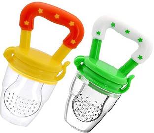 kistapo Food/Fruit Nibbler with Extra Mesh, Soft Pacifier/Feeder, Teether For Baby Feeder